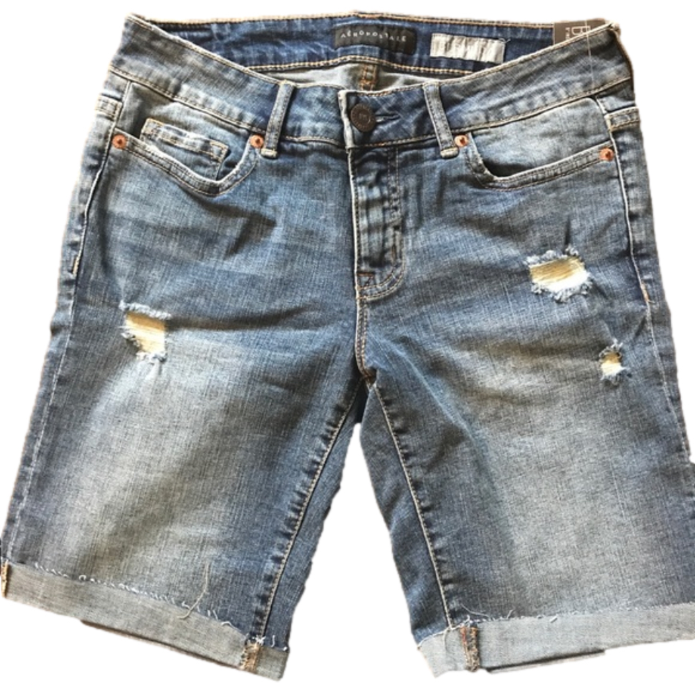Aeropostale NWT Bermuda jean shorts
